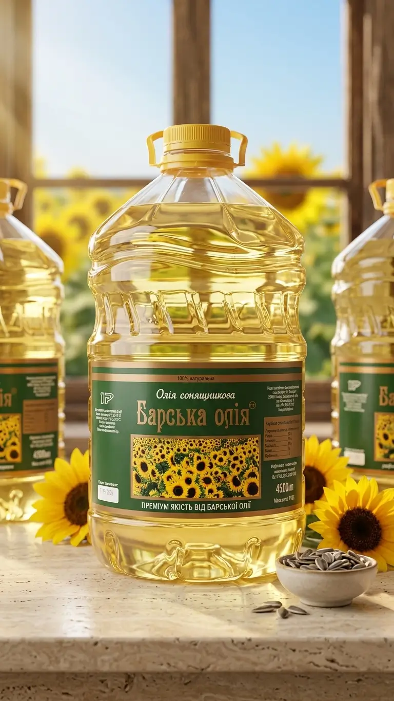 Олія соняшникова рафінована 4.5 л